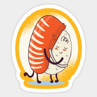 Sushi Hug Sticker